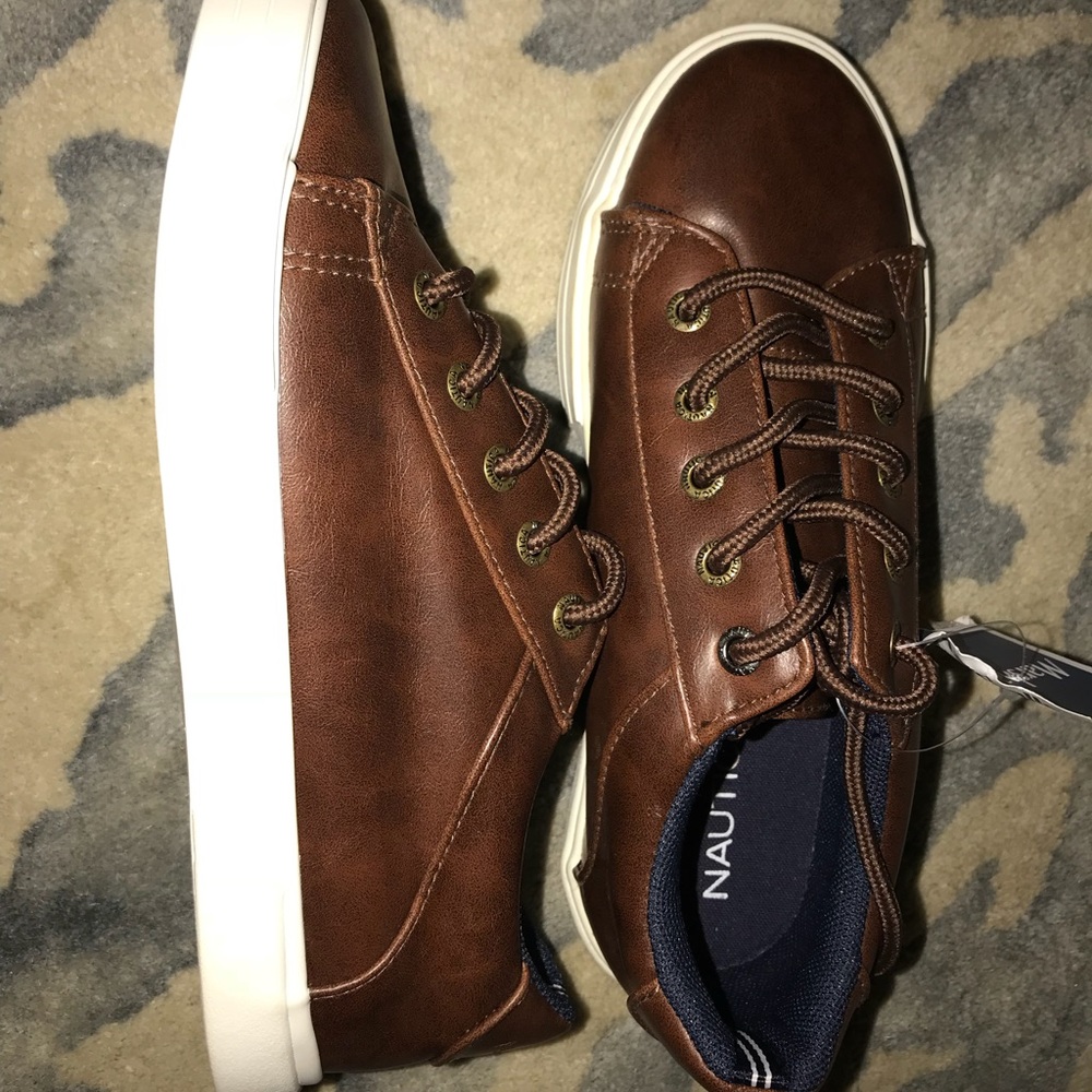 Nautica Leather Shoes little boy size 1